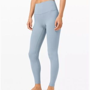 Lulu lemon align leggings, color is chambray